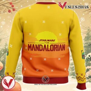 Jingle All The Way Mandalorian Ugly Christmas Sweater, Unique Christmas Gift For Fans - Vesles2014S 3
