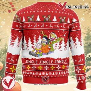 Jingle Jingle Jangle Ed Edd n Eddy Ugly Christmas Sweater, Unique Christmas Gift For Fans - Vesles2014S 1