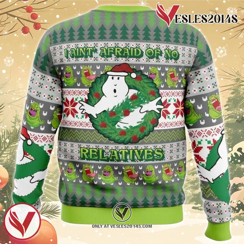 Jinglebusters Ghostbusters Ugly Christmas Sweater, Unique Christmas Gift For Fans - Vesles2014S 1