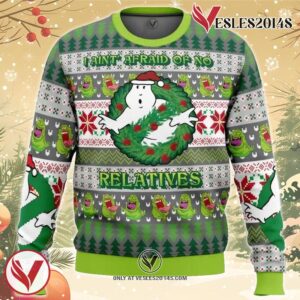 Jinglebusters Ghostbusters Ugly Christmas Sweater, Unique Christmas Gift For Fans - Vesles2014S
