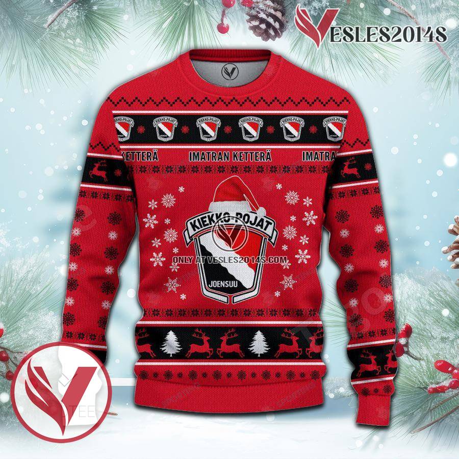 Joensuun Kiekko-Pojat Sport Ugly Christmas Sweater, Unique Gifts For Fans - Vesles2014aS 2