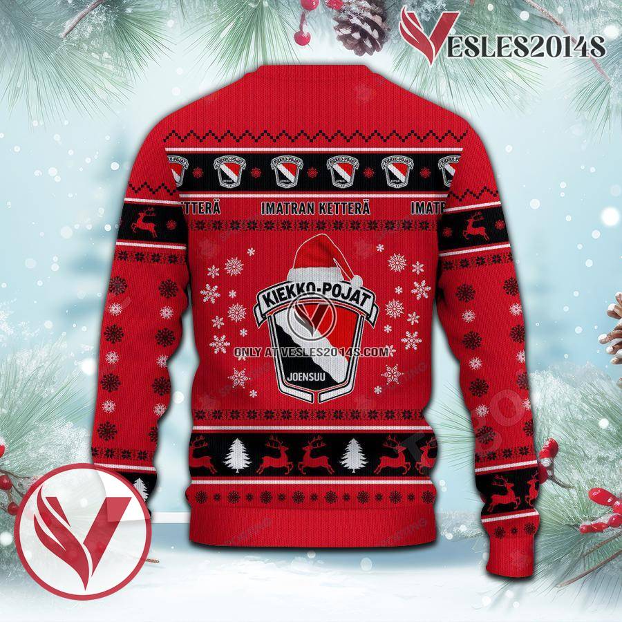 Joensuun Kiekko-Pojat Sport Ugly Christmas Sweater, Unique Gifts For Fans - Vesles2014aS 3