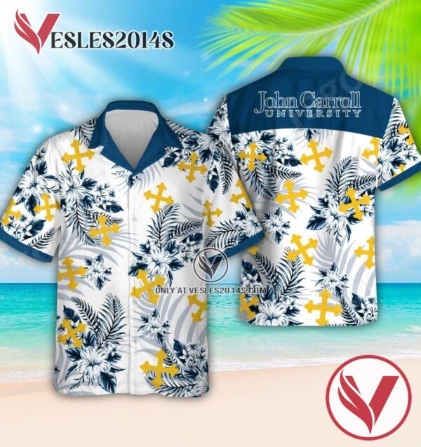 John Carroll University Hawaiian Shirt, Beach Shorts, Perfect Gifts Idea In Holiday - Vesles2014S 1