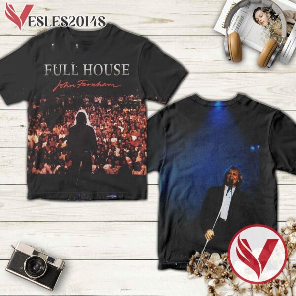 John Farnham Full House Album Cover Shirt, Perfect Gifts For Music Lovers - Vesles2014S