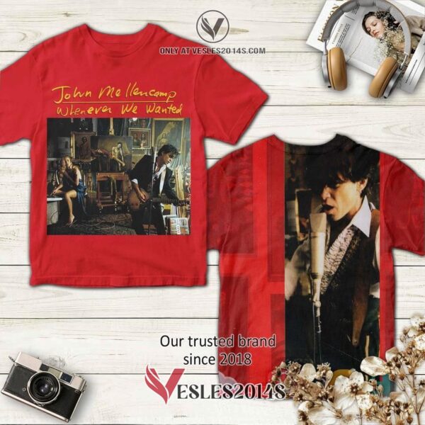 John Mellencamp-Whenever We Wanted Album 3D Shirt, Unique Gifts For Music Lovers - Vesles2014S