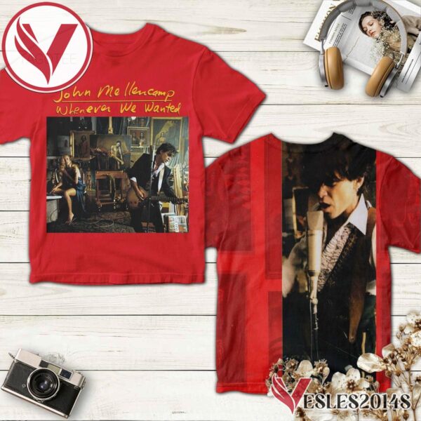 John Mellencamp Whenever We Wanted Album Cover Shirt, Perfect Gifts For Music Lovers - Vesles2014S