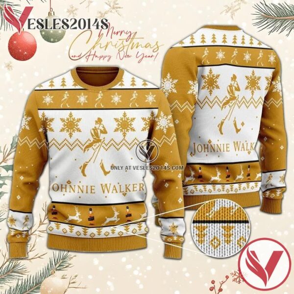 Johnnie Walker Christmas Sweater, Unique Winter Outfits For Fans - Vesles2014S  1