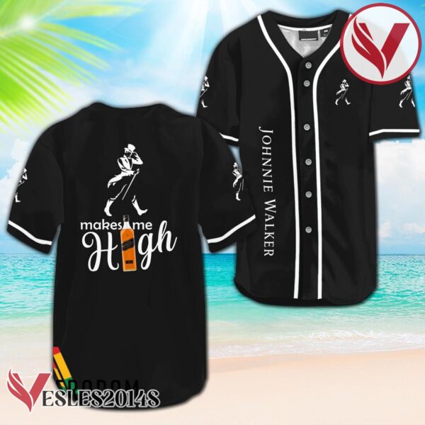 Johnnie Walker Make Me High Baseball Jersey, Perfect Gifts For Fans - Vesles2014S