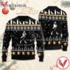 Johnnie Walker Puppy Snowflake Pattern Ugly Sweater, Unique Winter Outfits For Fans - Vesles2014S  1