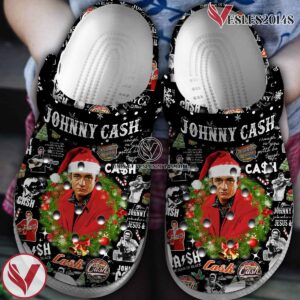 Johnny Cash Music Crocs Crocband Clogs Shoes, Unique Gifts For Fans Style 6 - Vesles2014S