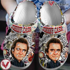 Johnny Cash Music Crocs Crocband Clogs Shoes, Unique Gifts For Fans Style 7 - Vesles2014S
