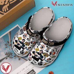 Johnny Cash MusicCrocs Crocband Clogs Shoes, Unique Gifts For Fans - Vesles2014S 2