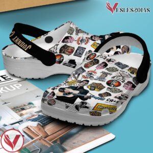 Johnny Cash MusicCrocs Crocband Clogs Shoes, Unique Gifts For Fans - Vesles2014S 3