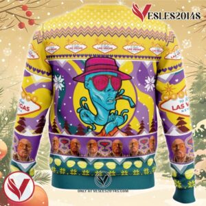 Johnny Depp Fear and Loathing Ugly Christmas Sweater, Unique Christmas Gift For Fans - Vesles2014S 1