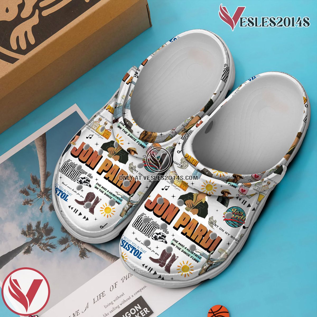 Jon Pardi Music Crocs Crocband Clogs Shoes, Unique Gifts For Fans Style 2 - Vesles2014S 3