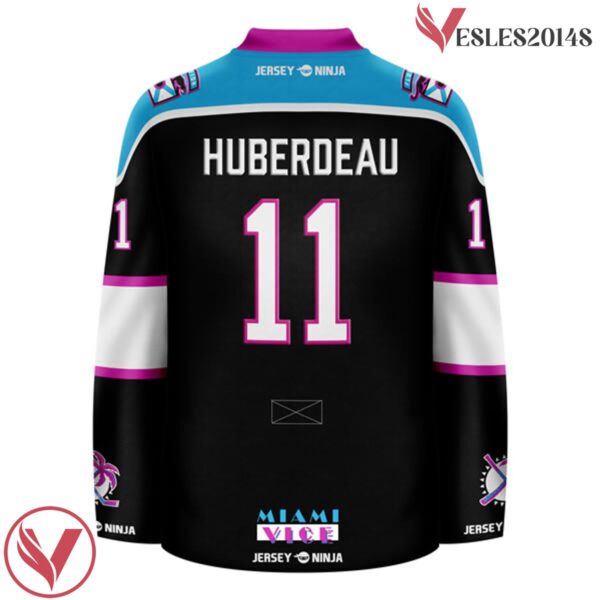 Jonahtan Huberdeau Florida Panthers x Miami Vice Mashup Hockey Jersey - Vesles2014S 3