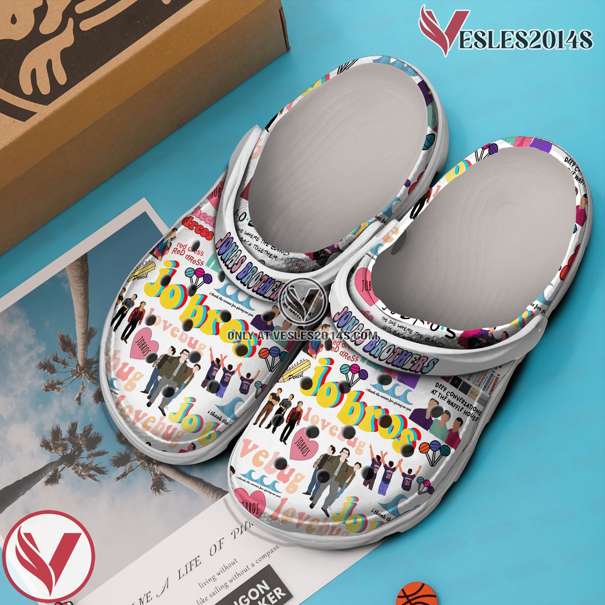 Jonas Brothers Music Crocs Crocband Clogs Shoes, Unique Gifts For Fans Style 2 - Vesles2014S 3