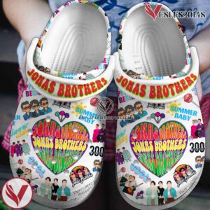 Jonas Brothers Music Crocs Crocband Clogs Shoes, Unique Gifts For Fans Style 5 - Vesles2014S