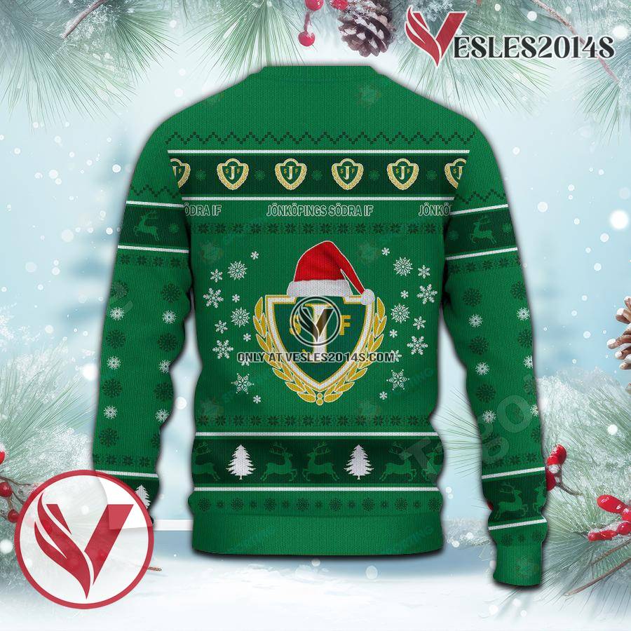 Jönköpings Södra IF Sport Ugly Christmas Sweater, Unique Gifts For Fans - Vesles2014aS 3