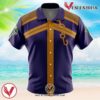 Jotaro Kujo Jojo’s Bizarre Adventure Hawaiian Button Up Shirt, Perfect Gifts For Anime Lovers - Vesles2014S