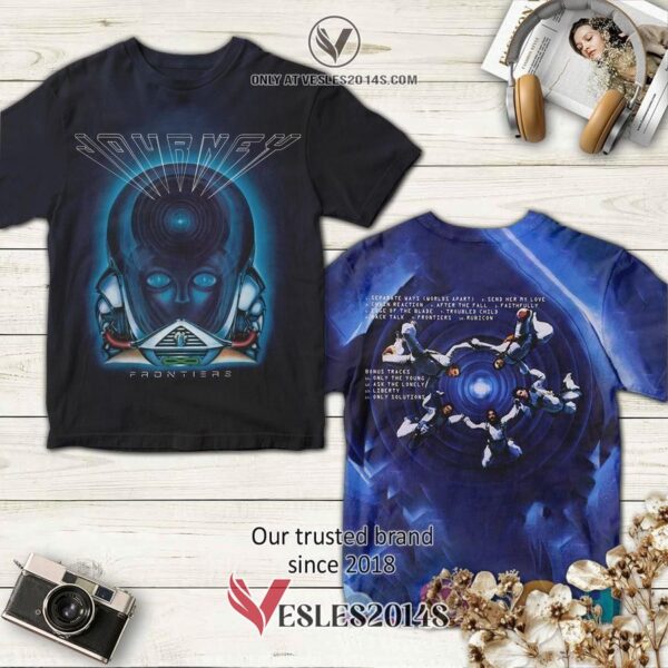 Journey Band Frontiers Album 3D T-Shirt, Unique Gifts For Music Lovers - Vesles2014S