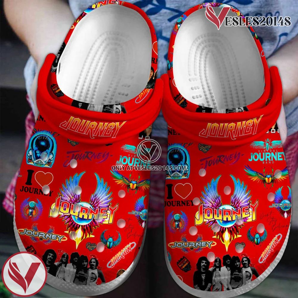 Journey Rock Band Music Crocs Crocband Clogs Shoes, Unique Gifts For Fans Style 3 - Vesles2014S