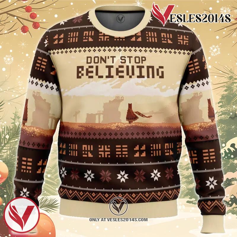 Journey Ugly Christmas Sweater, Unique Christmas Gift For Fans - Vesles2014S