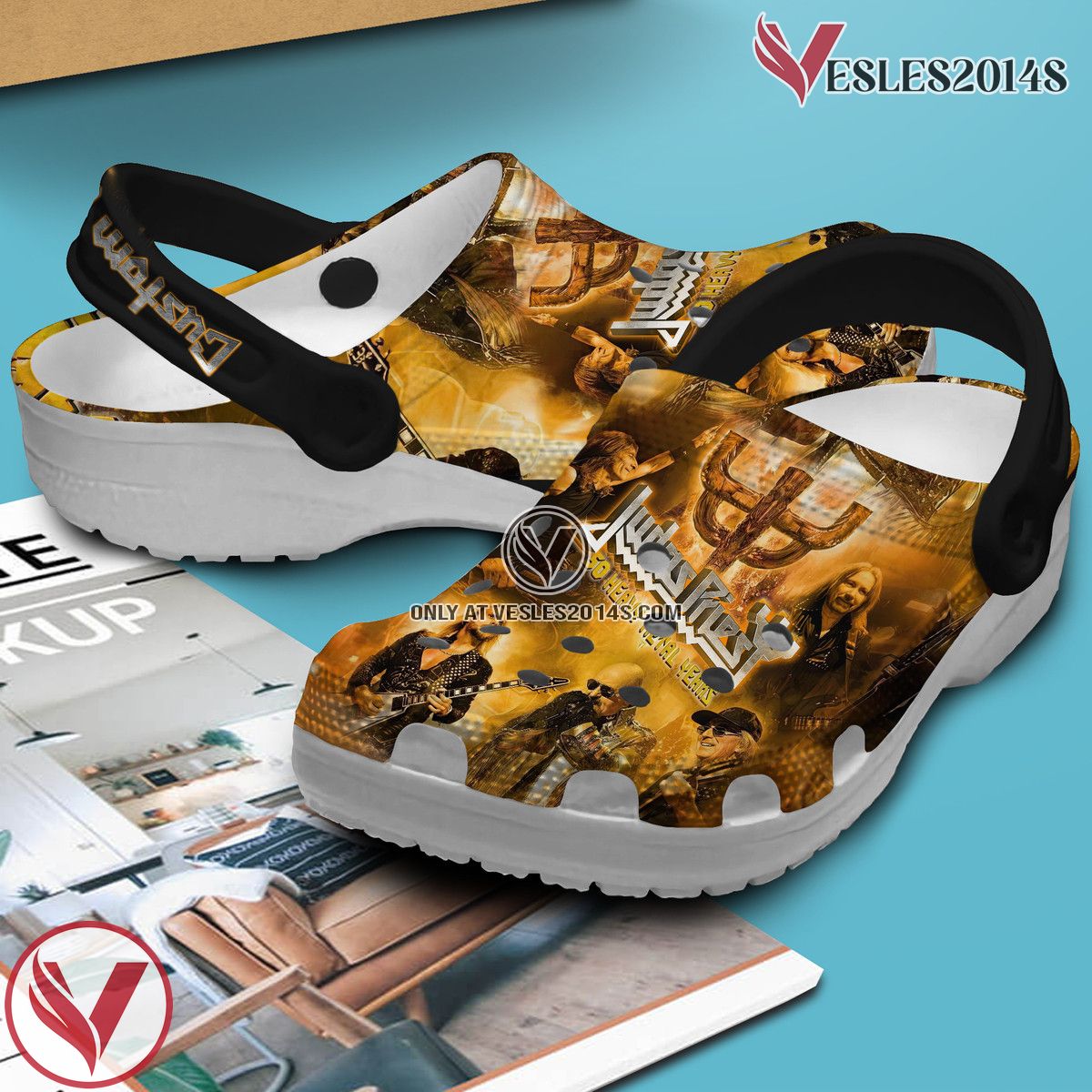Judas Priest Band Music Crocs Crocband Clogs Shoes, Unique Gifts For Fans - Vesles2014S 3