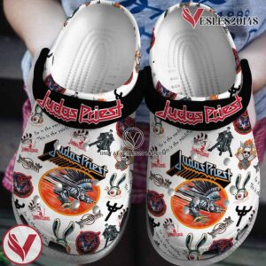 Judas Priest Music Crocs Crocband Clogs Shoes, Unique Gifts For Fans - Vesles2014S