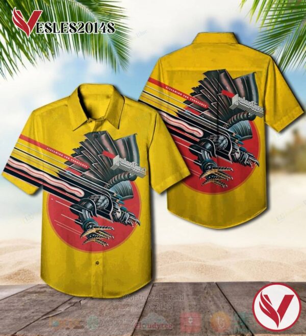 Judas Priest Screaming for Vengeance Album Hawaiian Shirt, Best Gift For Music Lovers Vesles2014S