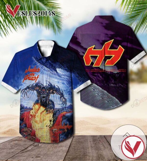 Jugulator Studio Album By Judas Priest Hawaiian Shirt, Best Gift For Music Lovers Vesles2014S