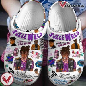 Juice Wrld Music Crocs Crocband Clogs Shoes, Unique Gifts For Fans Style 1 - Vesles2014S