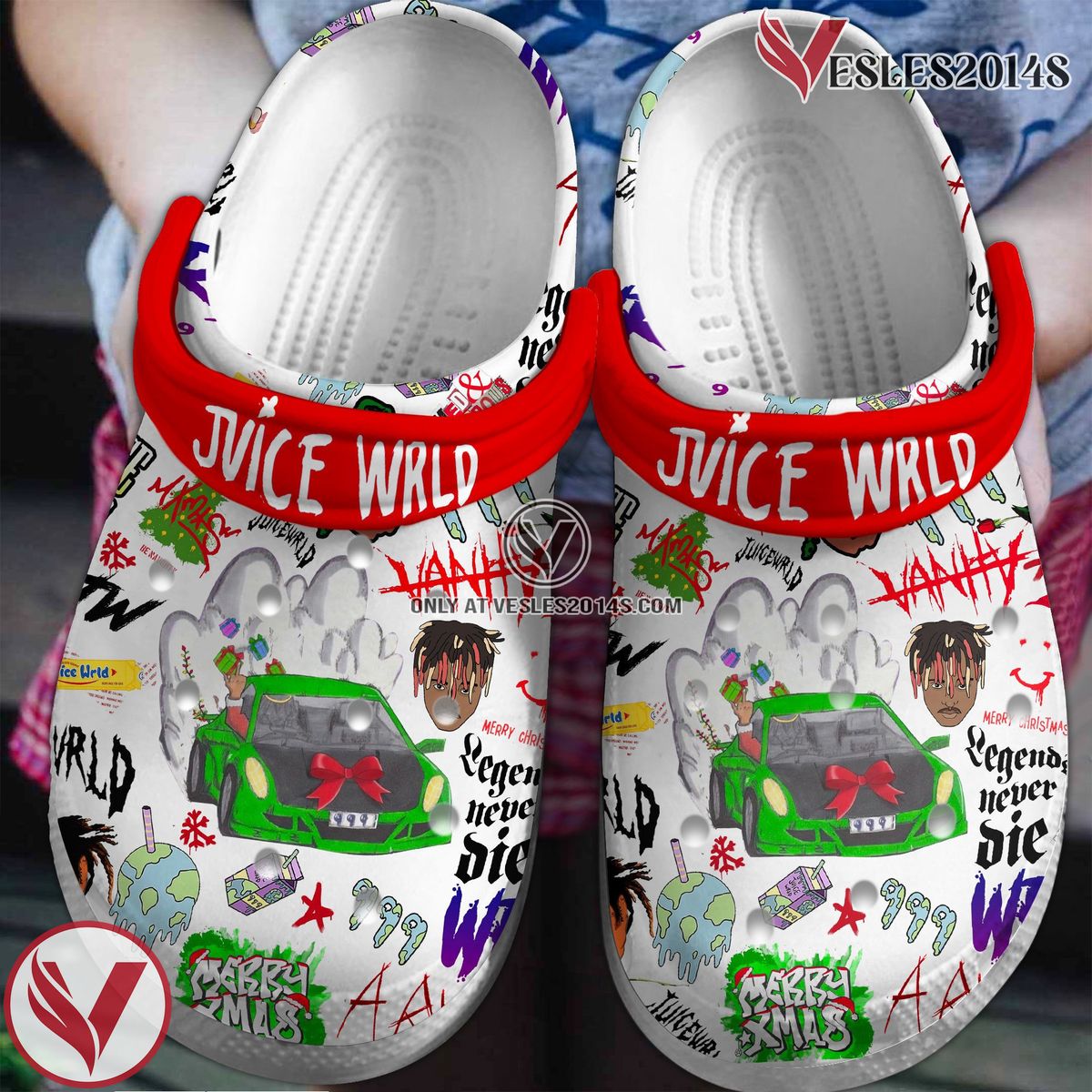 Juice Wrld Music Crocs Crocband Clogs Shoes, Unique Gifts For Fans Style 2 - Vesles2014S