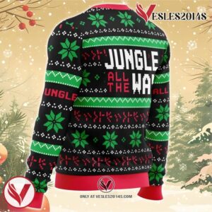Jungle All The Way Arnold Schwarzenegger Ugly Christmas Sweater, Unique Christmas Gift For Fans - Vesles2014S 2