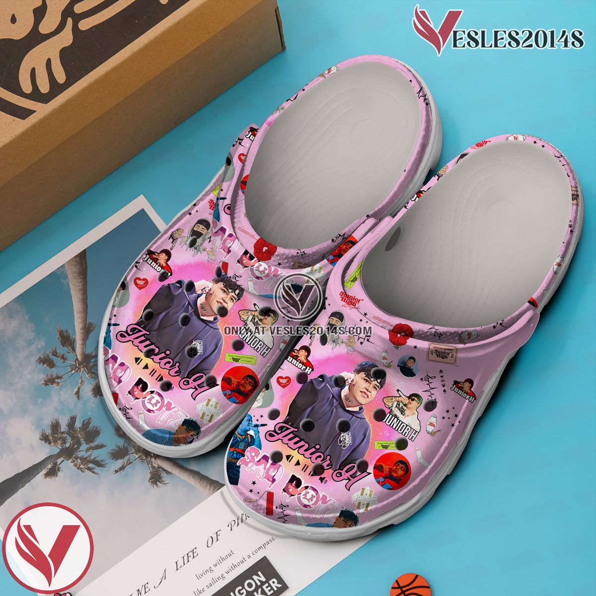 Junior H Music Crocs Crocband Clogs Shoes, Unique Gifts For Fans Style 2 - Vesles2014S 2