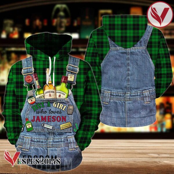 Just A Girl Who Loves Jameson Hoodie - Vesles2014S
