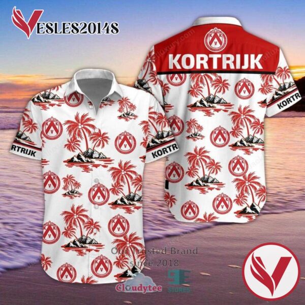 K.V. Kortrijk Hawaiian Casual Shirt, Best Gifts For Summer Vesles2014S 1