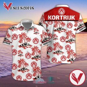 K.V. Kortrijk Hawaiian Casual Shirt, Best Gifts For Summer Vesles2014S