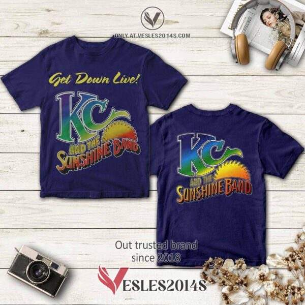 KC And The Sunshine Band Get Down Live Album 3D Shirt, Perfect Gifts For Music Lovers - Vesles2014S