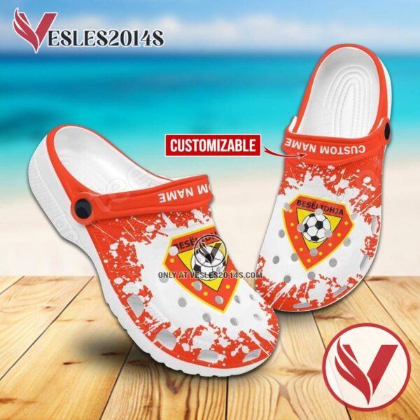 KF Beselidhja Lezhe Crocs Shoes For Men And Women, Unique Clogs Shoes For Fans - Vesles2014S