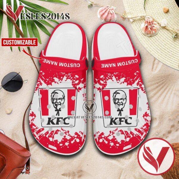 KFC Logo Crocs Shoes For Men And Women, Unique Clogs Shoes For Fans - Vesles2014S 1