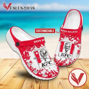 KFC Logo Crocs Shoes For Men And Women, Unique Clogs Shoes For Fans - Vesles2014S