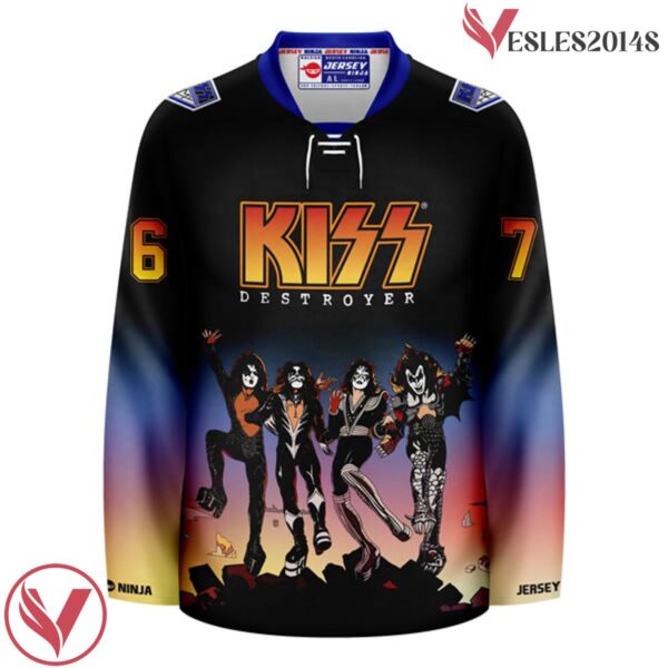 KISS Destroyer SUB Hockey Jersey - Vesles2014S 2