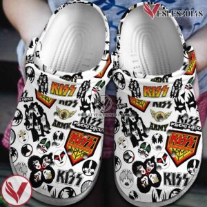 KISS Music Band Crocs Crocband Clogs Shoes, Unique Gifts For Fans - Vesles2014S