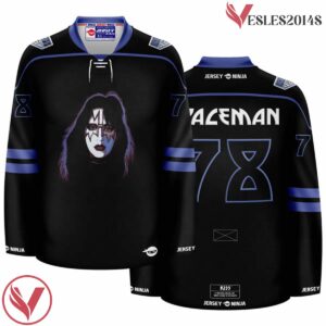 KISS The Solo Albums Spaceman Hockey Jersey - Vesles2014S