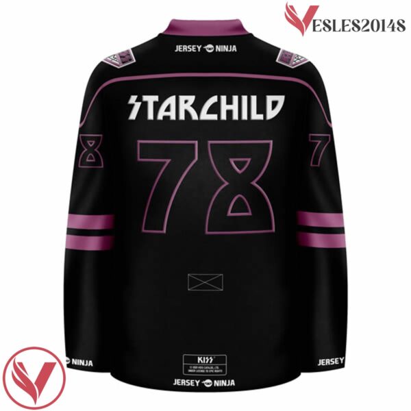 KISS The Solo Albums Starchild Hockey Jersey - Vesles2014S 3