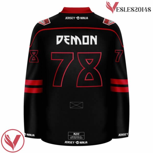 KISS The Solo Albums The Demon Hockey Jersey - Vesles2014S 3