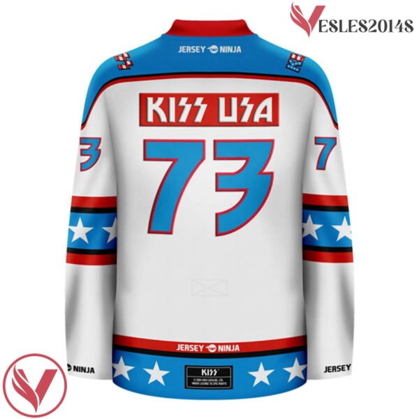 KISS USA Stars And Stripes Hockey Jersey - Vesles2014S 3