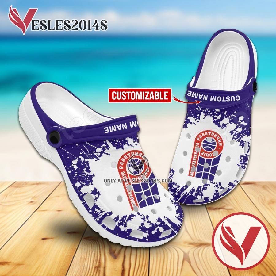 KK Rabotnicki Crocs Shoes For Men And Women, Unique Clogs Shoes For Fans - Vesles2014S