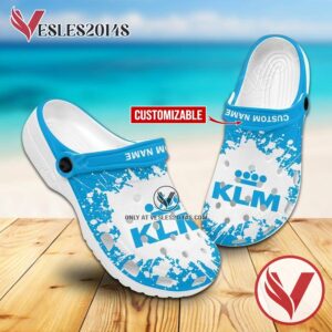 KLM Royal Dutch Airlines Logo Crocs Shoes For Men And Women, Unique Clogs Shoes For Fans - Vesles2014S
